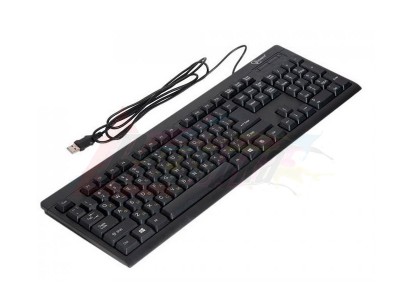 Клавиатура проводная Gembird, USB, черная (KB-8300U-BL-R) [07769]