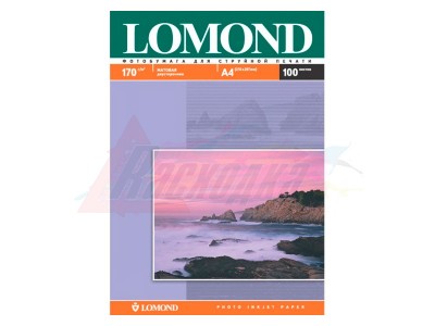 Фотобумага LOMOND матовая, двухсторонняя, A4, 170 гр/м2, 100 листов [0102006] [12198]