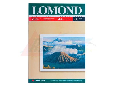 Фотобумага LOMOND глянцевая, односторонняя, A4, 230 гр/м2, 50 листов [0102022] [12202]
