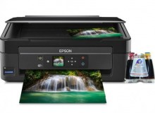 Струйное МФУ Epson Expression Home XP-323, A4, 4цв., черный (с установленной СНПЧ и чернилами) [23184]