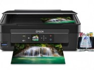 Струйное МФУ Epson Expression Home XP-323, A4, 4цв., черный (с установленной СНПЧ и чернилами) [23184]