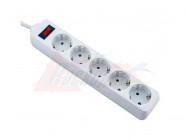 Сетевой фильтр Defender Surge protector ES (5 розеток, 3 м, white) [23224]
