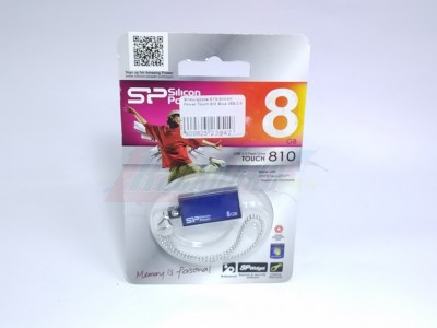 Флэш-драйв 8 ГБ Silicon Power Touch 810 Blue USB 2.0 [23942]