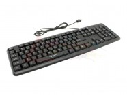 Клавиатура проводная Gembird, USB, черная (KB-8320U-BL) USB, черная, 104 клавиши [24345]
