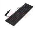 Клавиатура проводная Gembird, USB, черная (KB-8340U-BL) USB, черная, 104 клавиши, ножничный механизм клавиш [24346]