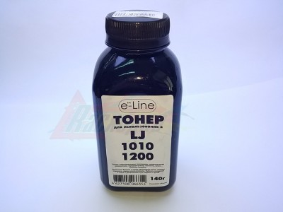 Тонер HP LJ 1010/1200, e-Line, 140гр., банка (Булат) [25225]