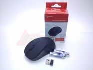 Мышь беспроводная Gembird MUSW-218 черн. soft touch 2кн.+колесо-кнопка 2.4GHz 1200dpi  [25538]