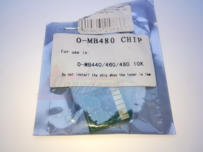 Чип для картриджа OKI B440/MB460/470/480, 10K (43979207/43979212)   [25883]