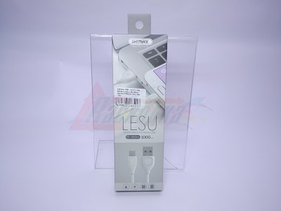 Кабель USB -  micro USB REMAX (Lesu) [RC-050m] круглый белый (1м) /max 1.5A/ [26721]