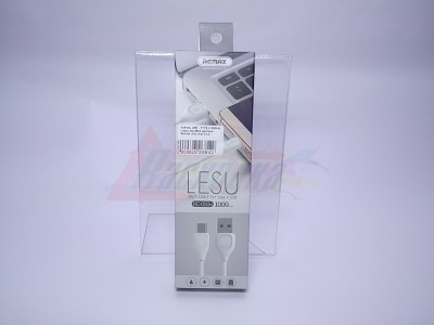 Кабель USB -  TYPE-C REMAX (Lesu) [RC-050a] круглый белый (1м) /max 2.1A/ [26842]