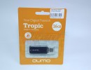 Флэш-драйв 16 ГБ QUMO, Tropic, черный, USB2.0 [QM16GUD-TRP-Black] [27322]