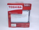 Внешний накопитель HDD TOSHIBA Portable 2.5" 500GB, USB 3.0, Stor.e Canvio Connect II (HDTC805EW3AA)  [27367]
