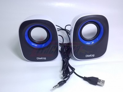 Колонки Dialog Colibri AC-06UP Black-White (2.0, 6W RMS, черно-белые, питание от USB) [27521]