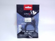 Кабель USB -  micro USB Crown (1 м) черный [CMCU-1022M black] [28387]