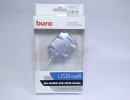 Внешний USB 2.0 HUB 4-port Buro серебристый [BU-HUB4-0,5-U2.0-CANDY] [28789]