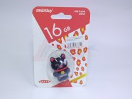 Флэш-драйв 16 ГБ Smartbuy Wild series "Черный кот" флэшка, USB 2.0   [28834]