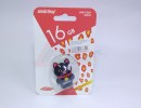 Флэш-драйв 16 ГБ Smartbuy Wild series "Черный кот" флэшка, USB 2.0   [28834]
