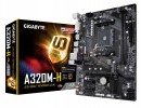 Материнская плата GigaByte GA-A320M-H (V1.1), Soc-AM4, H110,  DDR4, mATX, Retail [28857]