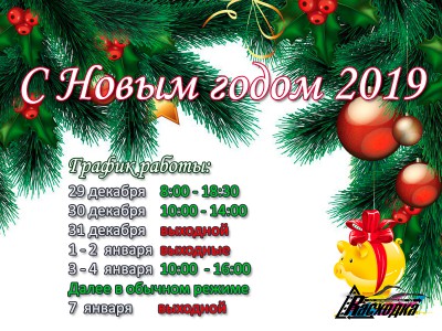 С Наступающим Новым годом 2019